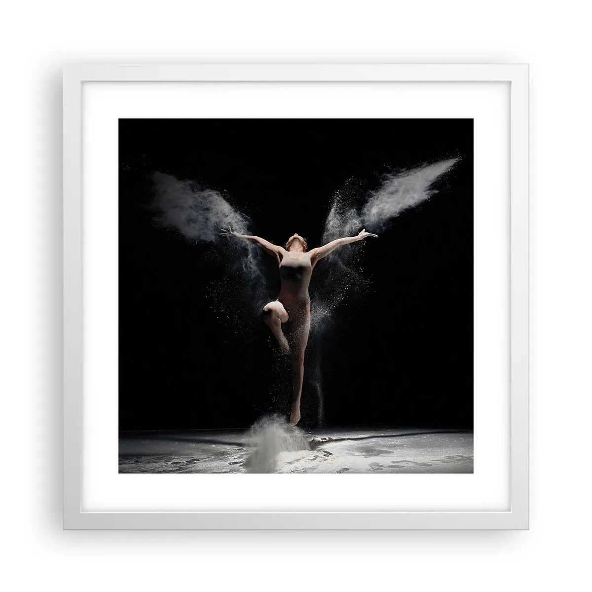 Poster in cornice bianca - Gli elfi esistono - 40x40 cm