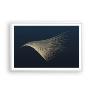 Poster in cornice bianca - Come un capello d'angelo - 91x61 cm