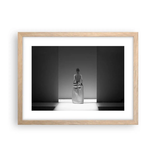 Poster in cornice rovere chiaro - Semplicità raffinata - 40x30 cm