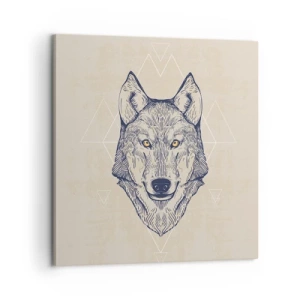 Quadro su tela - Stampe su Tela - Alfa dallo sguardo penetrante - 60x60 cm