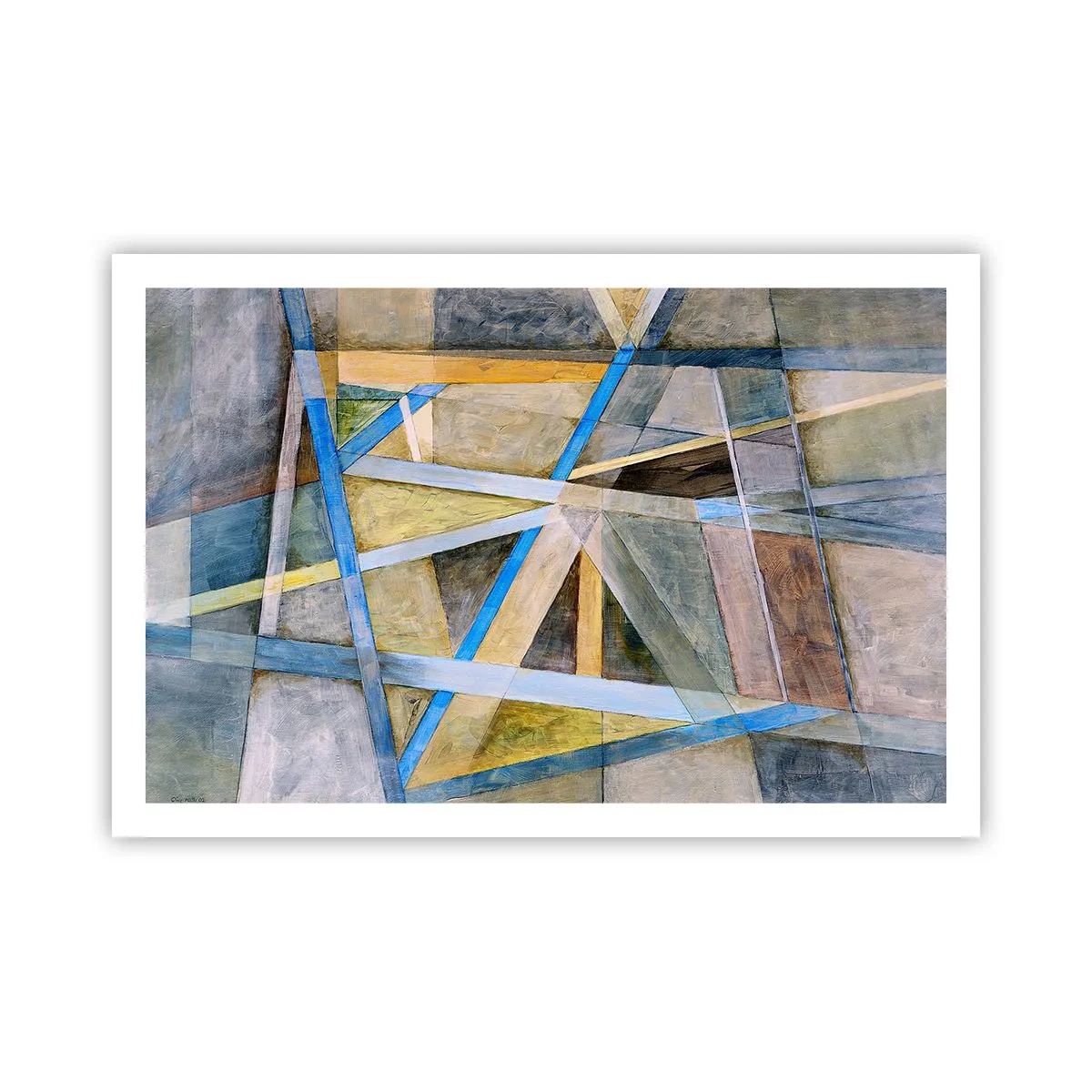 Poster - Dritto o obliquo? - 91x61 cm