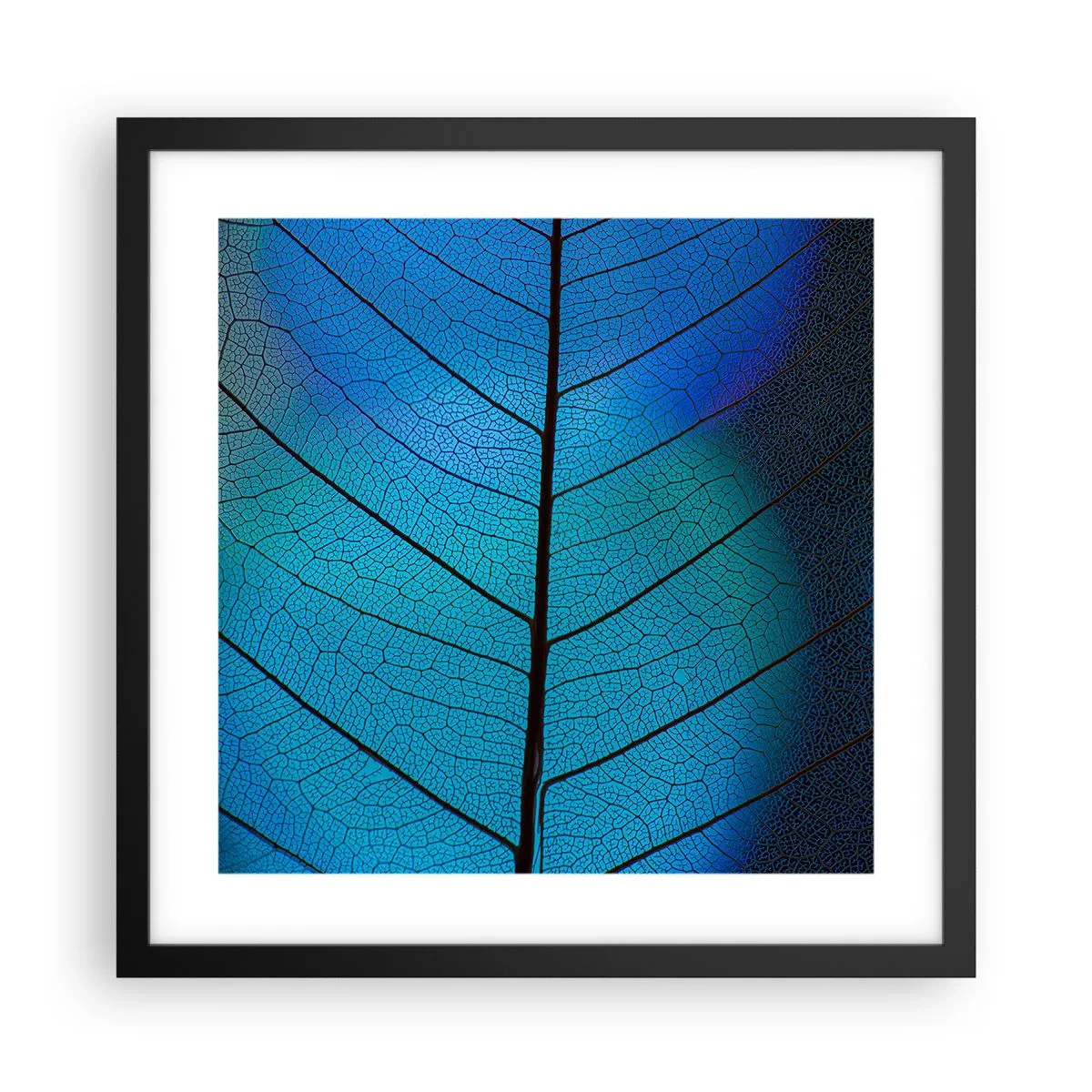 Poster in cornice nera - Struttura intricata - 40x40 cm