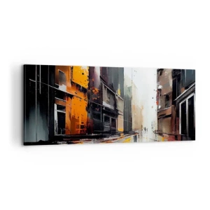 Quadro su tela - Stampe su Tela - Un giorno di pioggia - 100x40 cm