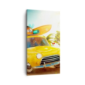 Quadro su tela - Stampe su Tela - Viaggio nel paese dei sorrisi - 45x80 cm