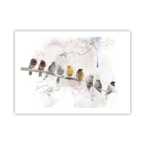 Poster - Incontro alato - 70x50 cm