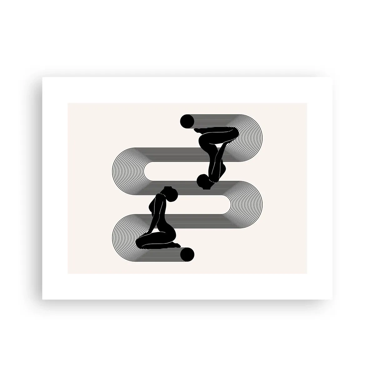 Poster - Simmetria sensuale - 40x30 cm