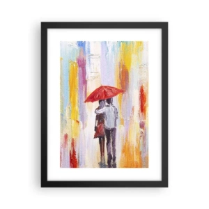 Poster in cornice nera - Che piova ancora - 30x40 cm