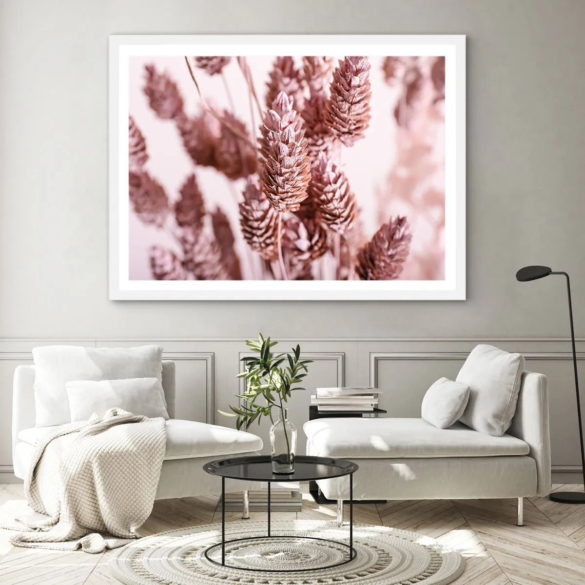 Poster in cornice bianca - A prima vista poco appariscenti - 100x70 cm