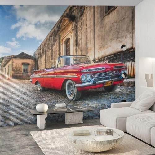 Fotomurali Premium Canvas - Impressioni di Cuba - Settore automobilistico, Auto, Cuba - 300x210 cm