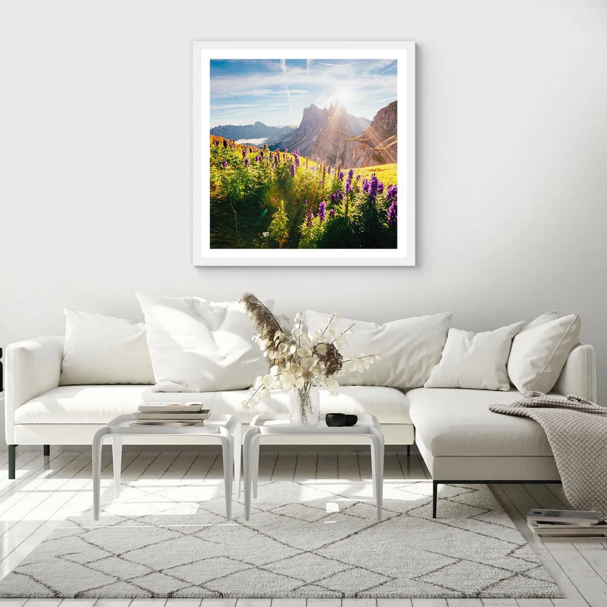 Poster in cornice bianca - La vita segreta delle erbe - 30x30 cm