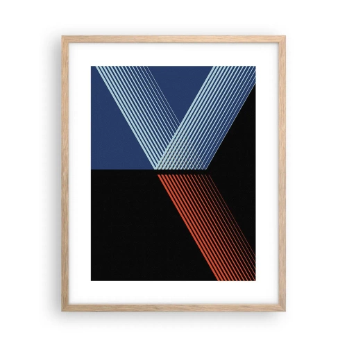 Poster in cornice rovere chiaro - Una storia semplice - 40x50 cm