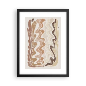 Poster in cornice nera - Buona energia - buone emozioni - 30x40 cm