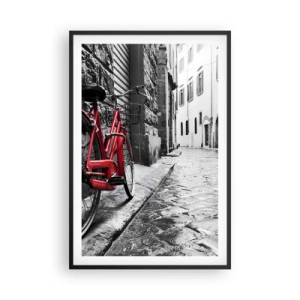 Poster in cornice nera - La vera bellezza non invecchia - 61x91 cm