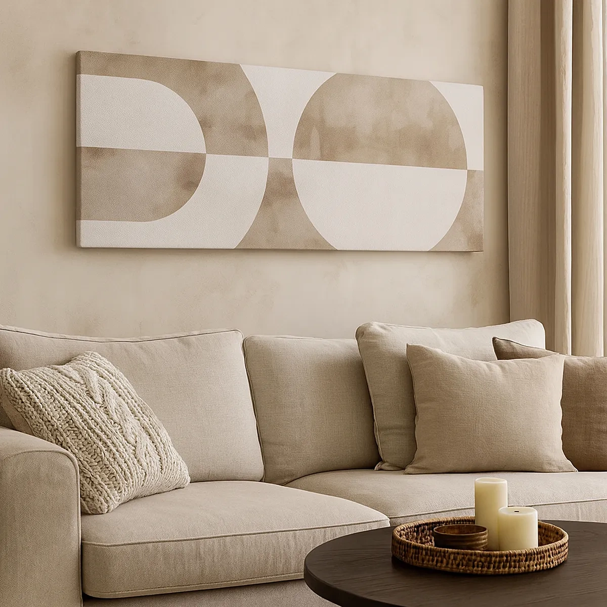 Quadro su tela - Stampe su Tela - Analogie e differenze - 30x30 cm