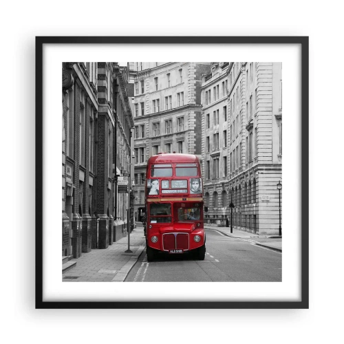 Poster in cornice nera - Il quotidiano non deve essere grigio - 50x50 cm