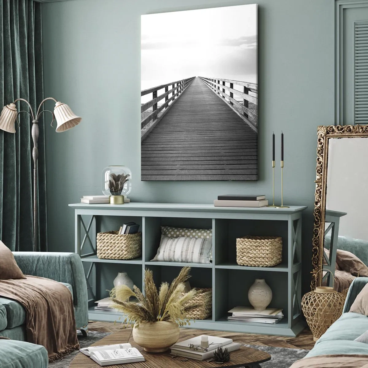 Quadro su tela - Stampe su Tela - Sempre più lontano - 45x80 cm