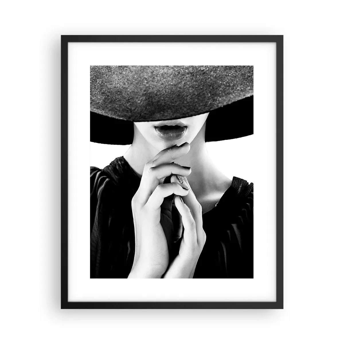Poster in cornice nera - Bellezza celata - 40x50 cm