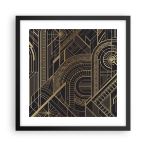 Poster in cornice nera - Concetti, idee, progetti - 40x40 cm