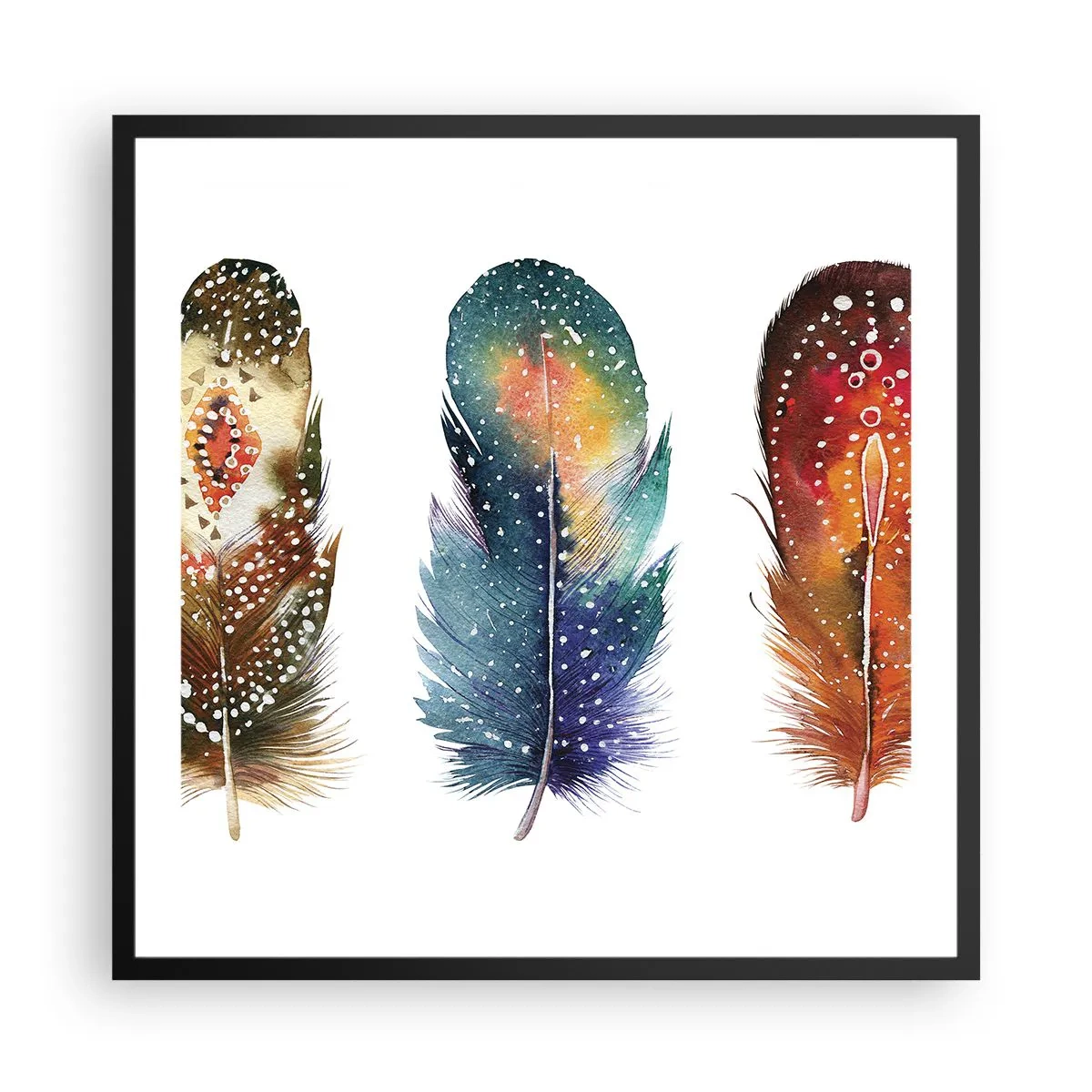 Poster in cornice nera - Cerimonie, riti, misteri - 60x60 cm