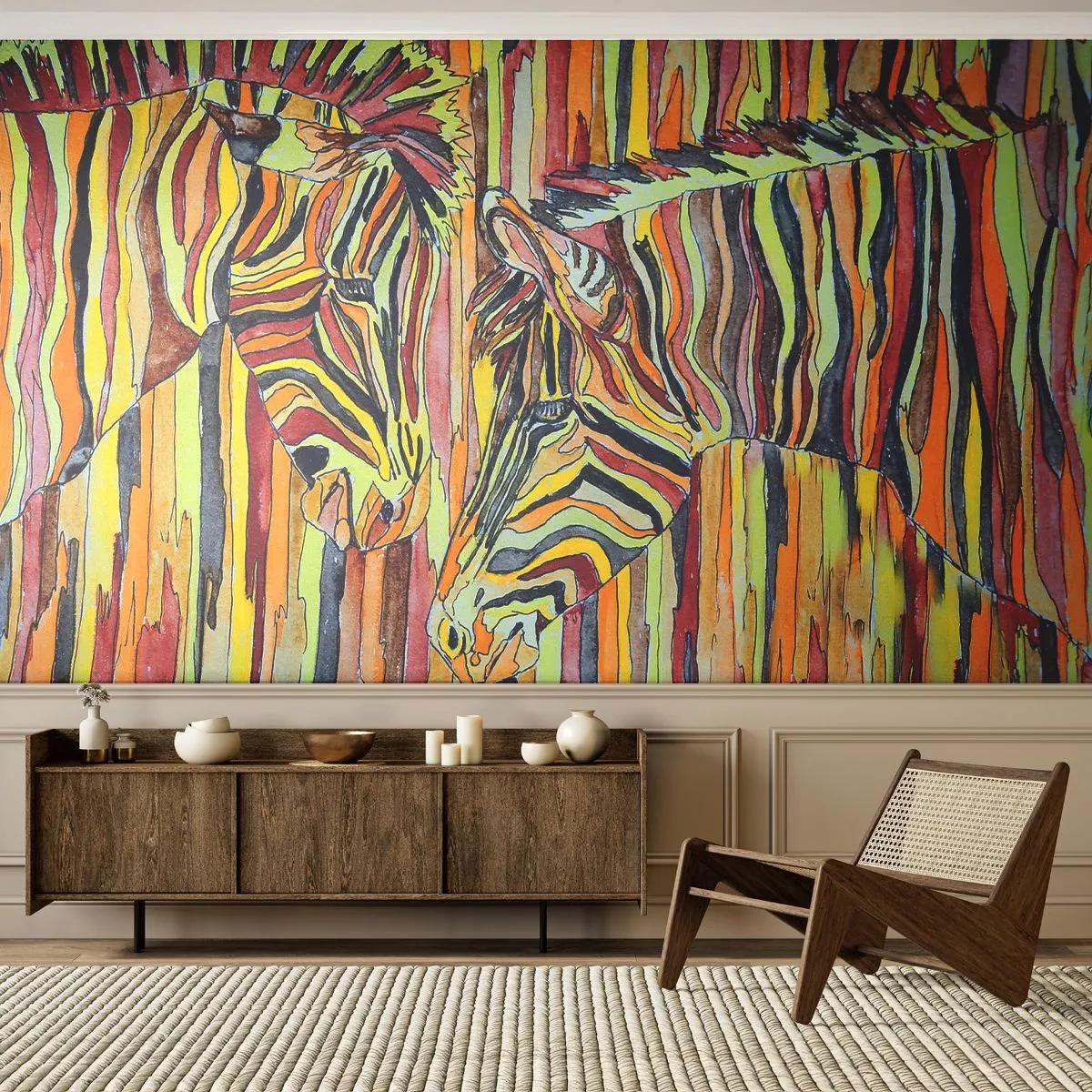 Fotomurali Standard Eco - Quindi anche tu… - Astrazione, Costolette, Pezzo - 200x140 cm