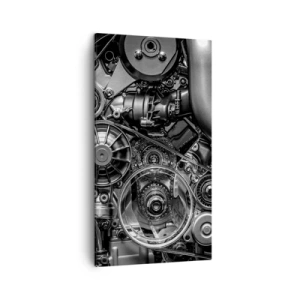 Quadro su tela - Stampe su Tela - La poesia della meccanica - 45x80 cm