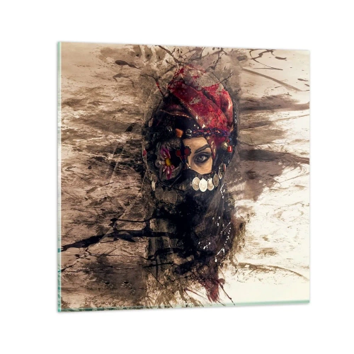 Quadro su vetro - Quantomeno inquietante - 50x50 cm