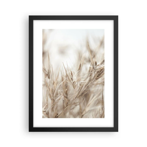 Poster in cornice nera - Prato e vento - 30x40 cm