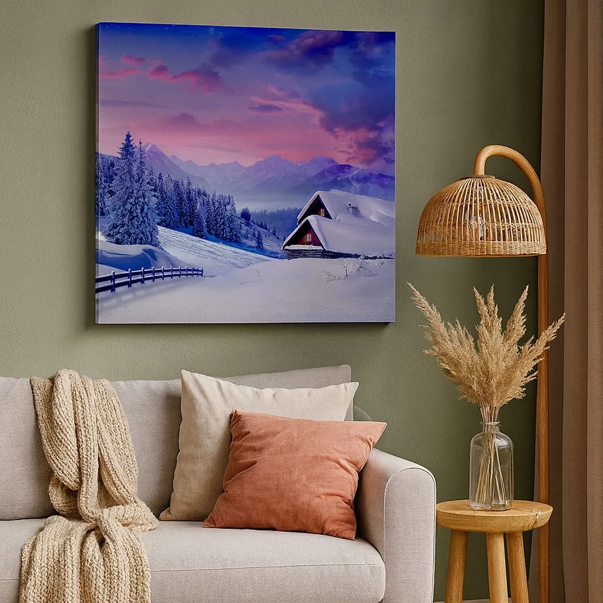 Quadro su tela - Stampe su Tela - Notte silenziosa - 30x30 cm