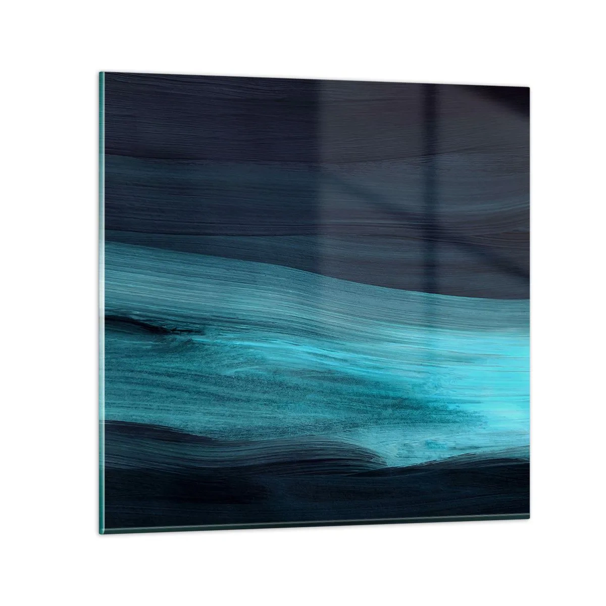 Quadro su vetro - Seguendo la corrente - 30x30 cm