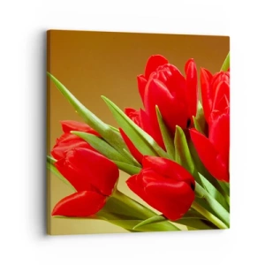 Quadro su tela - Stampe su Tela - Un mazzo di gioia primaverile - 30x30 cm