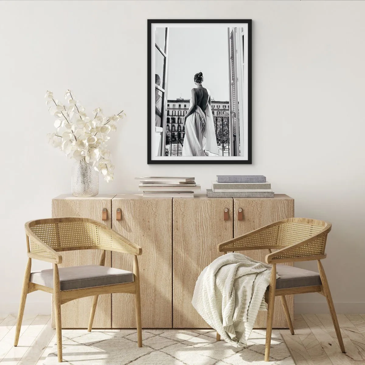 Poster in cornice nera - Il risveglio dei sensi - 40x50 cm