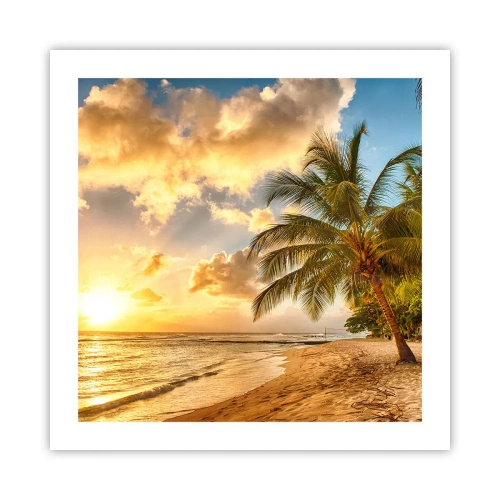 Poster - Estate perpetua, vacanze per sempre - 50x50 cm