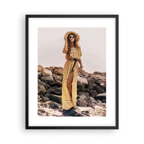 Poster in cornice nera - La magia delle pietre - 40x50 cm