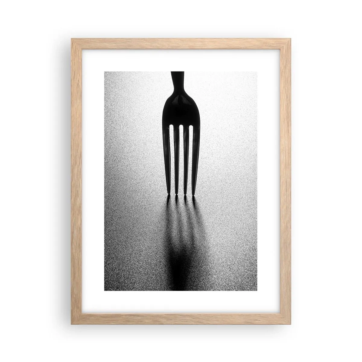 Poster in cornice rovere chiaro - Luce e ombra - 30x40 cm