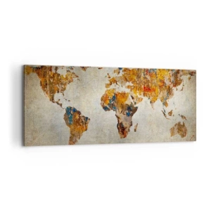 Quadro su tela - Stampe su Tela - Veramente un grande mondo - 100x40 cm