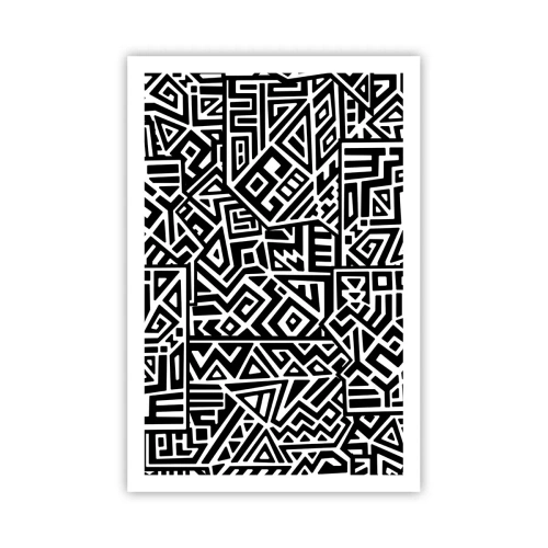 Poster - Composizione precolombiana - 61x91 cm