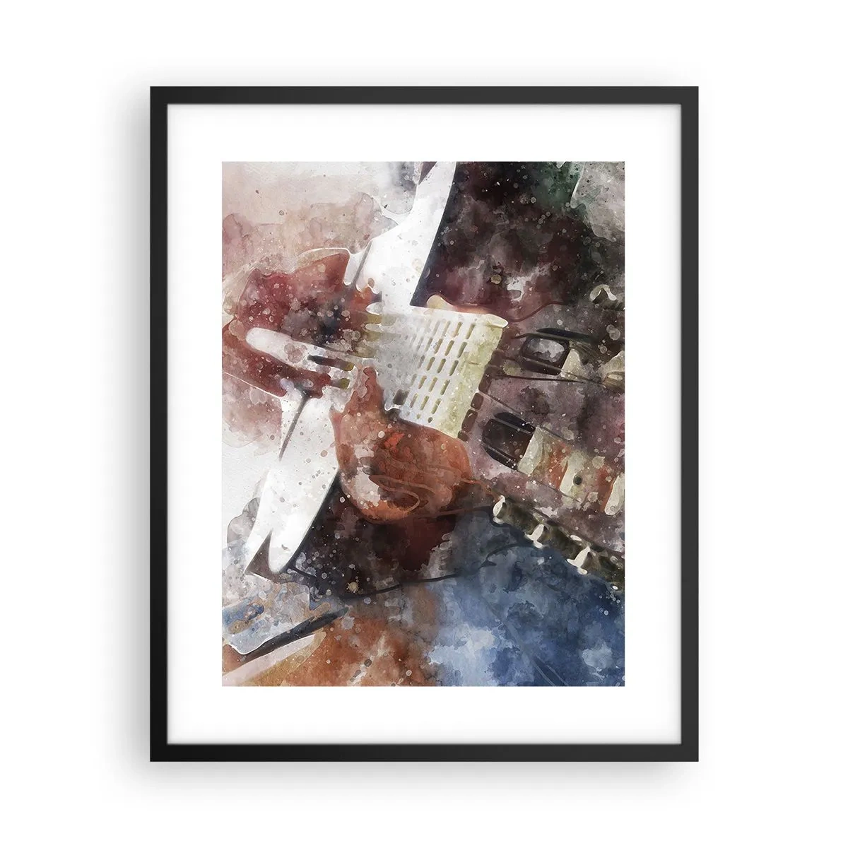 Poster in cornice nera - E tu che ne pensi? - 40x50 cm