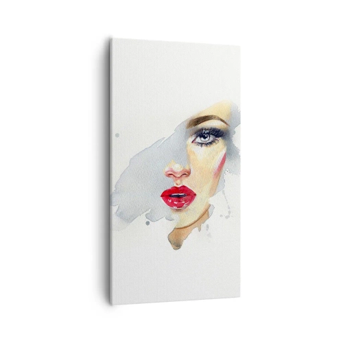 Quadro su tela - Stampe su Tela - Riflesso in una goccia d'acqua - 55x100 cm