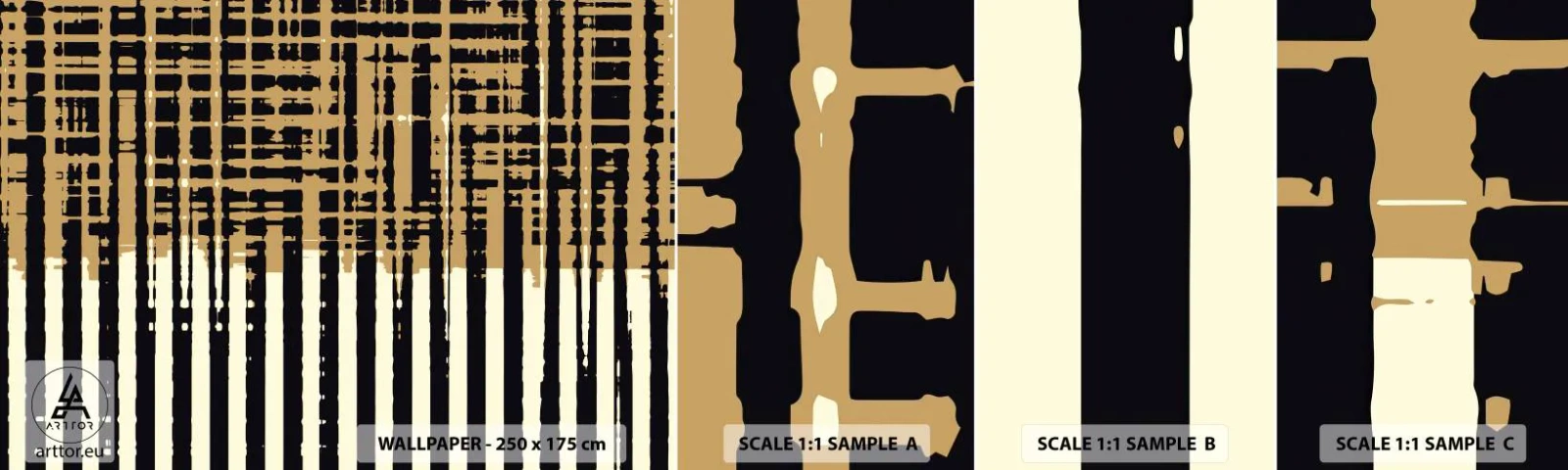 Campione Di Fotomurale Standard Eco - Astrazione architettonica - Astrazione, Pezzo, Linee - 100x30 cm