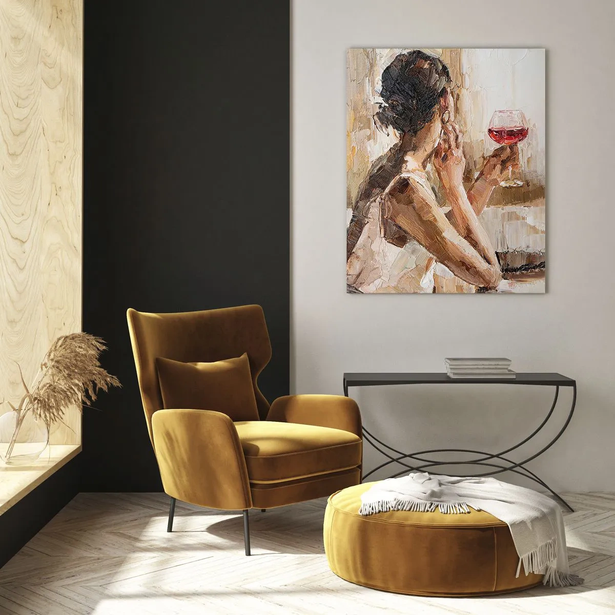 Quadro su vetro - Il sapore di un buon momento - 70x100 cm