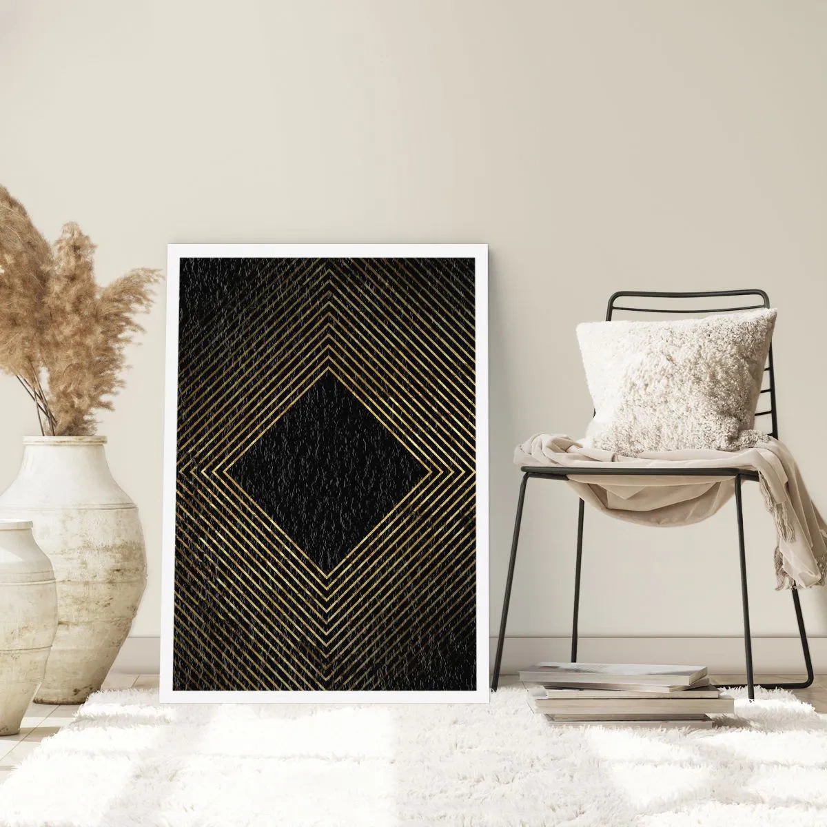 Poster - Geometria in stile glamour - 70x100 cm