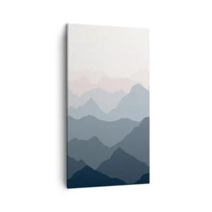 Quadro su tela - Stampe su Tela - Le onde dei monti - 45x80 cm