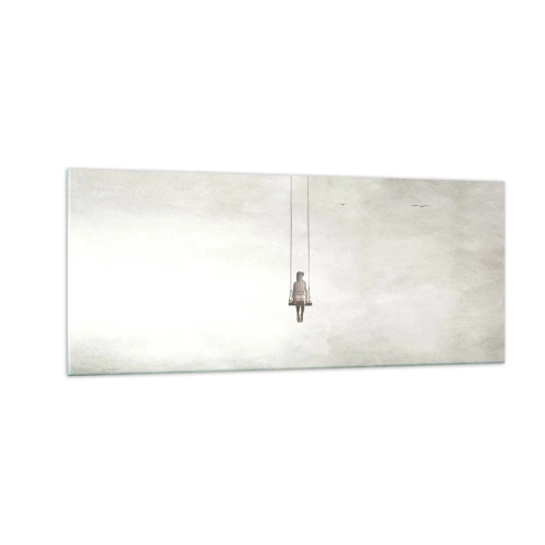 Quadro su vetro - Il bambino che è in noi - 100x40 cm