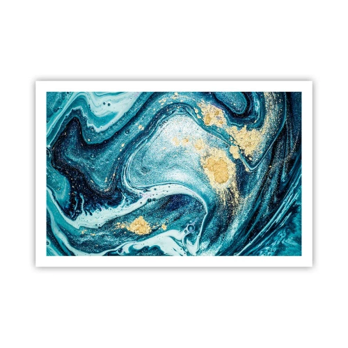 Poster - Vortice blu - 91x61 cm