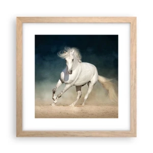 Poster in cornice rovere chiaro - Libertà allo stato puro - 30x30 cm