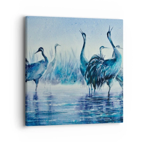 Quadro su tela - Stampe su Tela - Incontro mattutino - 40x40 cm