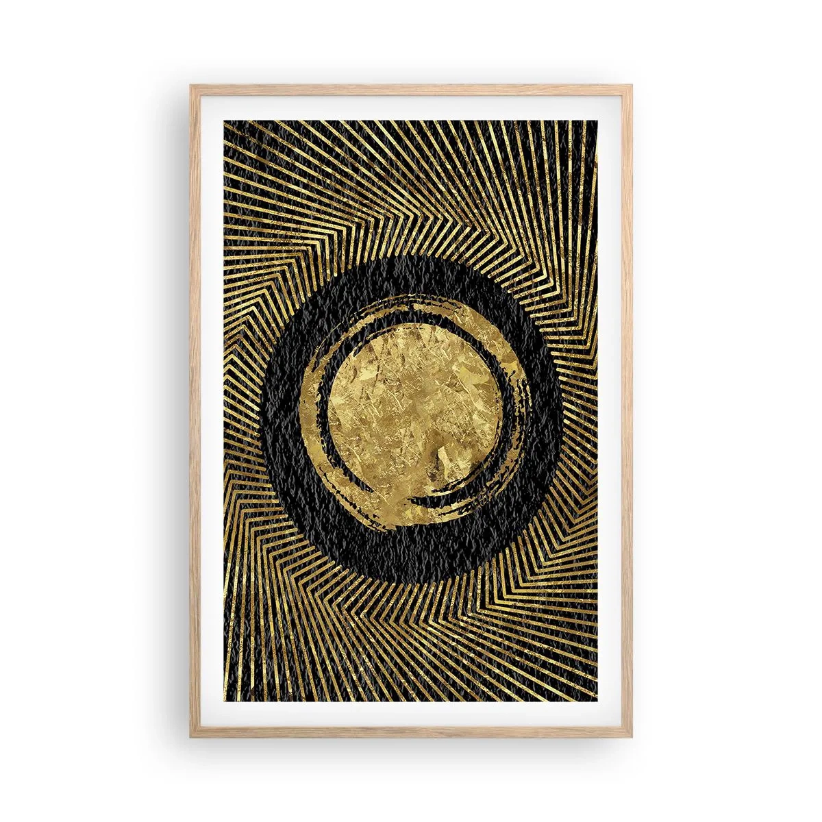 Poster in cornice rovere chiaro - Composizione glamour - 61x91 cm