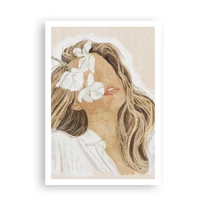 Poster - In estasi tra i fiori - 70x100 cm