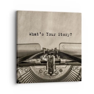 Quadro su tela - Stampe su Tela - Rispondimi - 30x30 cm