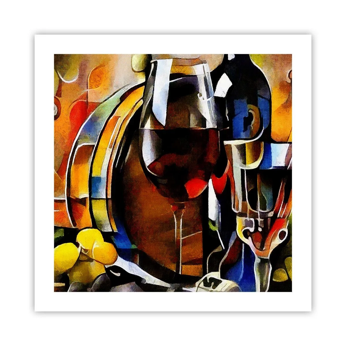 Poster - E il mondo riprende colore - 50x50 cm